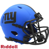 New York Giants Helmet Riddell Replica Mini Speed Style Rave Alternate-0