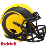 Los Angeles Rams Helmet Riddell Replica Mini Speed Style Rave Alternate-0