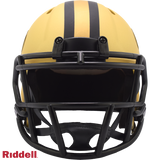 New Orleans Saints Helmet Riddell Replica Mini Speed Style Rave Alternate-2
