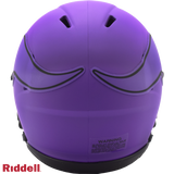 Minnesota Vikings Helmet Riddell Replica Mini Speed Style Rave Alternate-1