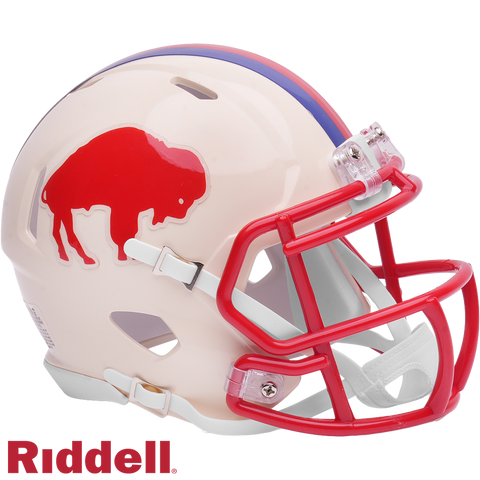 Buffalo Bills Helmet Riddell Authentic Full Size Speed Style Retro Collection-0