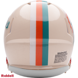 Miami Dolphins Helmet Riddell Replica Mini Speed Style Retro Collection-1