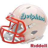 Miami Dolphins Helmet Riddell Replica Mini Speed Style Retro Collection-3