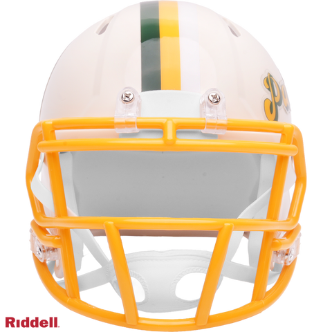 Green Bay Packers Helmet Riddell Replica Mini Speed Style Retro Collection-0