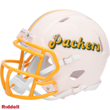 Green Bay Packers Helmet Riddell Replica Full Size Speed Style Retro Collection-3