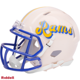 Los Angeles Rams Helmet Riddell Replica Full Size Speed Style Retro Collection-2