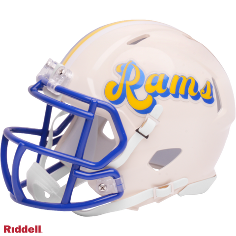 Los Angeles Rams Helmet Riddell Replica Mini Speed Style Retro Collect ...