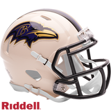Baltimore Ravens Helmet Riddell Replica Mini Speed Style Retro Collection-2
