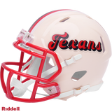 Houston Texans Helmet Riddell Replica Full Size Speed Style Retro Collection-3