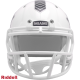 Miami Dolphins Helmet Riddell Replica Mini Speed Style Salute To Service 2024-1