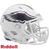 Philadelphia Eagles Helmet Riddell Replica Mini Speed Style Salute To Service 2024-0