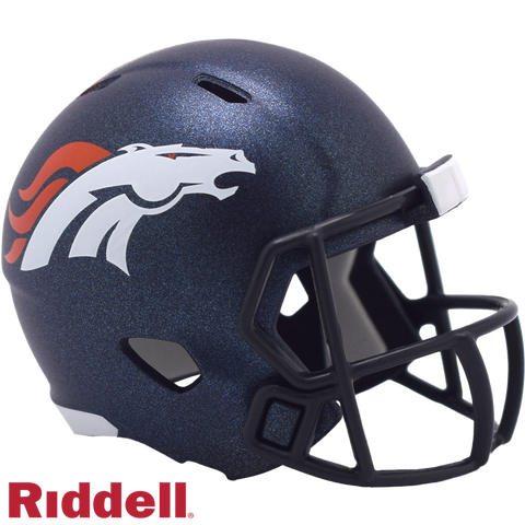 Denver Broncos Helmet Riddell Pocket Pro Speed Style 2024-0