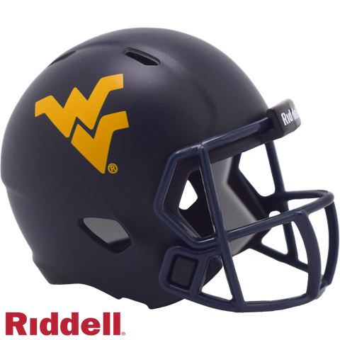 West Virginia Mountaineers Helmet Riddell Pocket Pro Speed Style 2026 Periodic Restock-0