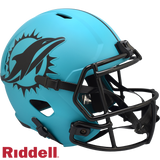 Miami Dolphins Helmet Riddell Replica Full Size Speed Style Rave Alternate-0