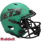 New York Jets Helmet Riddell Replica Full Size Speed Style Rave Alternate-0