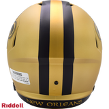 New Orleans Saints Helmet Riddell Replica Full Size Speed Style Rave Alternate-1