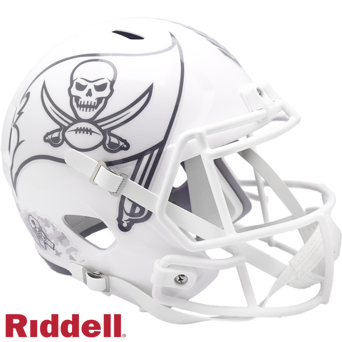 Tampa Bay Buccaneers Helmet Riddell Replica Full Size Speed Style Salute To Service 2024-0