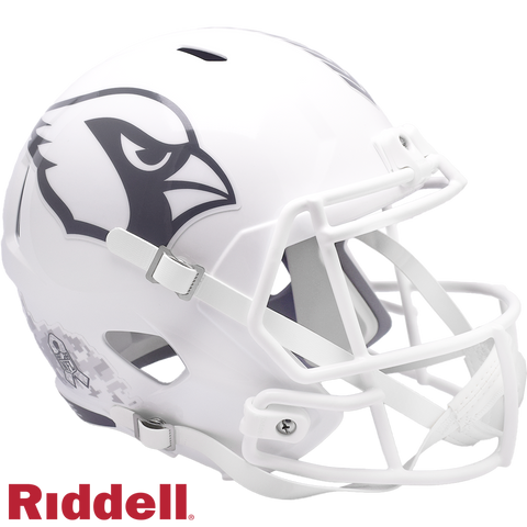 Arizona Cardinals Helmet Riddell Replica Full Size Speed Style Salute To Service 2024-0