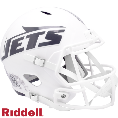 New York Jets Helmet Riddell Replica Full Size Speed Style Salute To Service 2024-0
