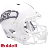 Seattle Seahawks Helmet Riddell Replica Full Size Speed Style Salute To Service 2024-0
