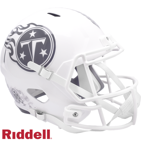 Tennessee Titans Helmet Riddell Replica Full Size Speed Style Salute To Service 2024-0