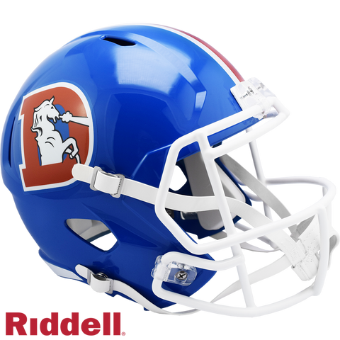 Denver Broncos Helmet Riddell Replica Full Size Speed Style 1975-1996 T/B-0
