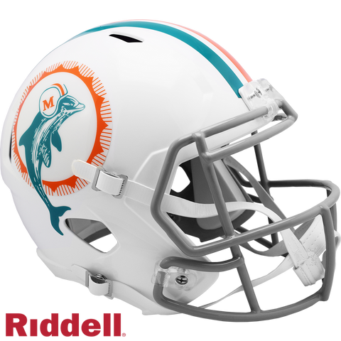 Miami Dolphins Helmet Riddell Replica Full Size Speed Style 1972 T/B-0