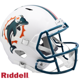 Miami Dolphins Helmet Riddell Replica Full Size Speed Style 1997-2012 T/B-0
