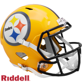 Pittsburgh Steelers Helmet Riddell Replica Full Size Speed Style 2007 Gold T/B-0