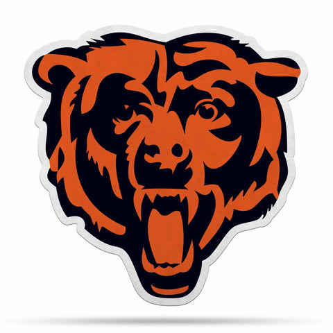 Chicago Bears Pennant Shape Cut Logo Design-0