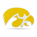 Iowa Hawkeyes Pennant Shape Cut Logo Design-0