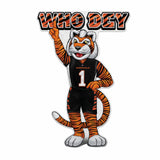 Cincinnati Bengals Pennant Shape Cut Mascot Design-0