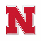 Nebraska Cornhuskers Pennant Shape Cut Logo Design-0