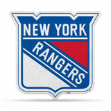New York Rangers Pennant Shape Cut Logo Design-0