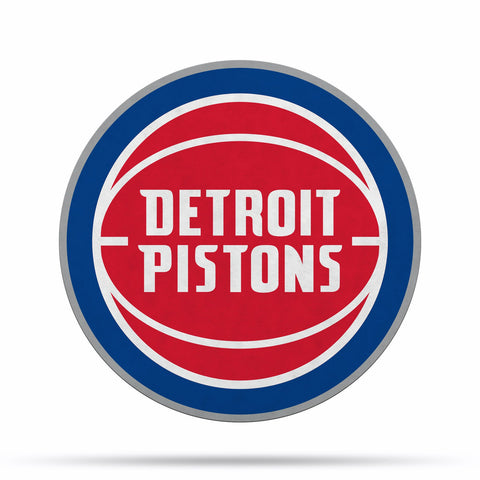Detroit Pistons Pennant Shape Cut Logo Design - Special Order-0