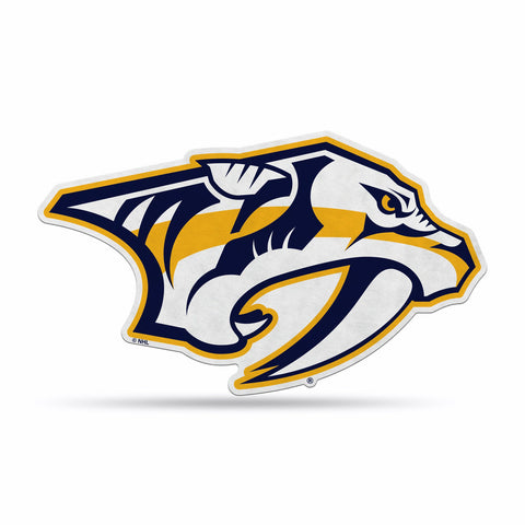 Nashville Predators Pennant Shape Cut Logo Design-0