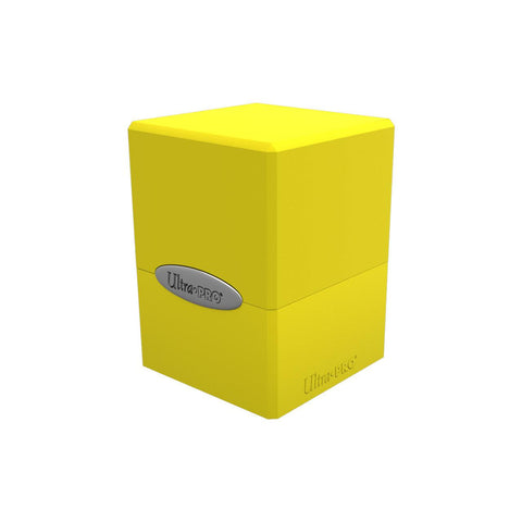 Satin Cube Lemon Yellow-0