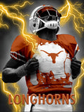 Texas Longhorns 3D Art Print 12x16 Super Player-0