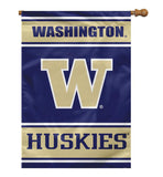 Washington Huskies Banner 28x40 House Flag Style 2 Sided - Team Fan Cave