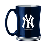 New York Yankees Coffee Mug 14oz Sculpted Relief Team Color-0