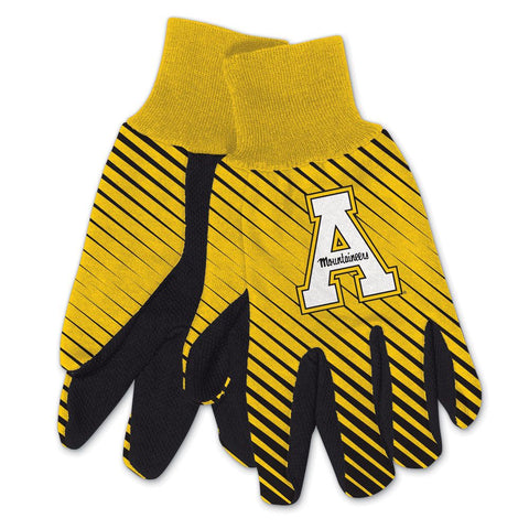 Appalachain State Mountaineers Gloves Two Tone Style Adult Size - Special Order-0