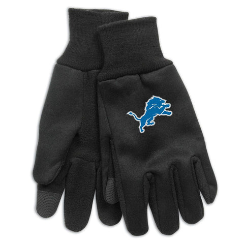 Detroit Lions Gloves Technology Style Adult Size-0