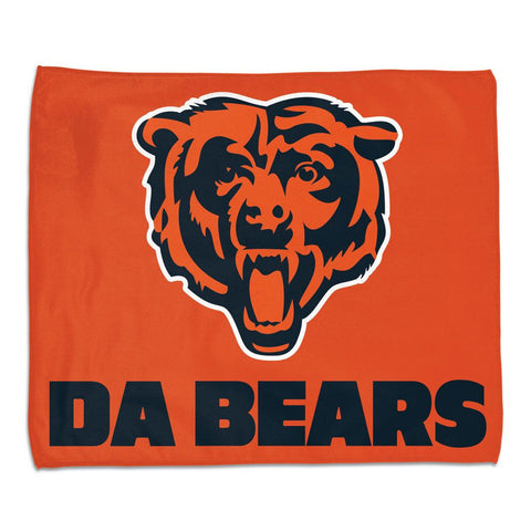 Chicago Bears Towel 15x18 Rally Style Full Color-0