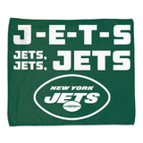 New York Jets Towel 15x18 Rally Style Full Color-0