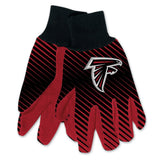 Atlanta Falcons Gloves Two Tone Style Adult Size-0