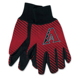 Arizona Diamondbacks Gloves Two Tone Style Adult Size-0