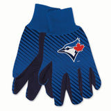 Toronto Blue Jays Gloves Two Tone Style Adult Size-0