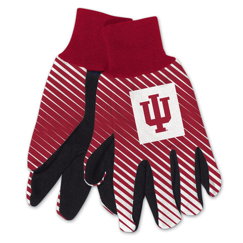 Indiana Hoosiers Gloves Two Tone Style Adult Size-0