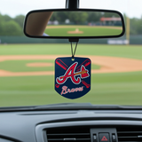 Atlanta Braves Air Freshener Shield Design 2 Pack