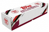 Stock illustration of a long white storage box for the 2014 Topps Baseball 660-card hand collated complete base set